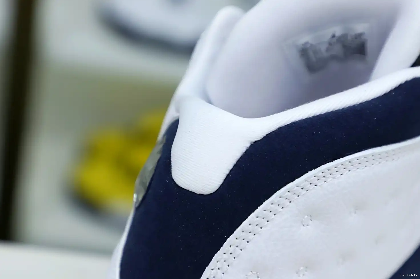 Kimikick BLUE POWDER AIR OBSIDIAN RETRO JORDAN WHITE 13 414571-144 0427